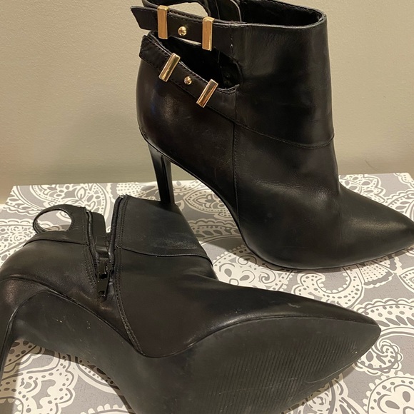 Black Heeled Booties - Picture 2 of 3